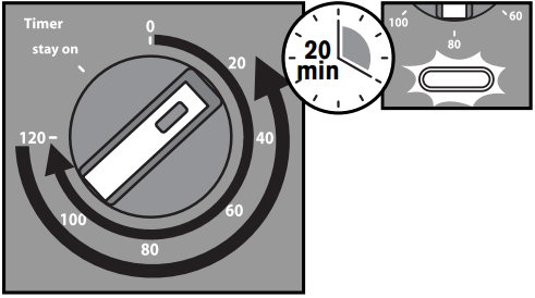 VOOR HET EERSTE GEBRUIK - Stel de timer in
