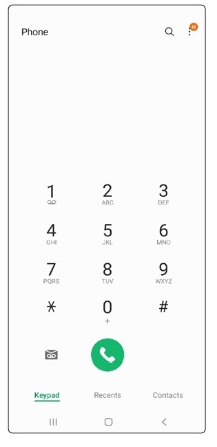 Oproepen en voicemail