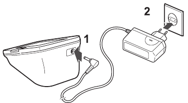 De optionele AC-adapter gebruiken