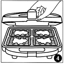 Wafelijzer sluiten