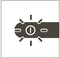 Groene (ON/OFF) LED