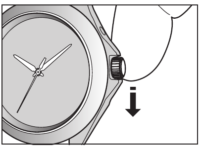De mainspring opwinden