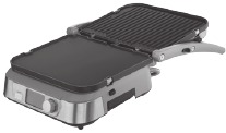 Halve grill/halve bakplaat