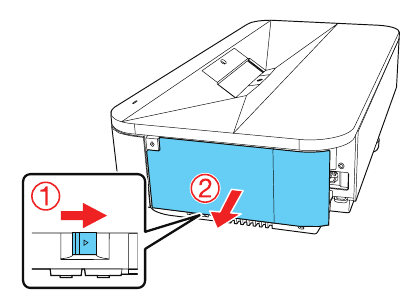 Sluit de projector aan
