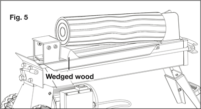 Een vastgelopen stam verwijderen - Stap 1