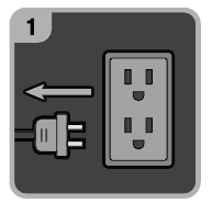 Schakel alle elektrische belastingen uit en trek de stekker eruit.
