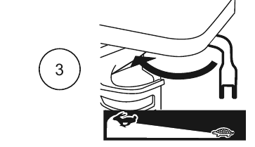 Handmatig starten - Stap 3