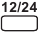 12/24 uur