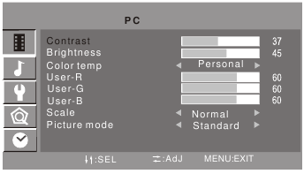 PC INSTELLINGEN