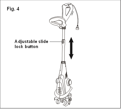 De telescopische buis aanpassen