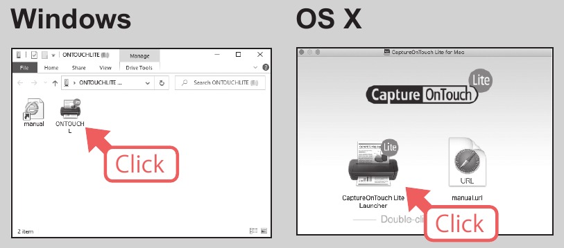 Scannen - Stap 3 - De ingebouwde software openen