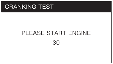Starttest (12V&24V) - Stap 2