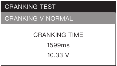 Starttest (12V&24V) - Stap 3