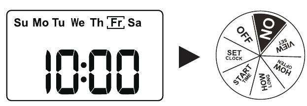 UW TIMER PROGRAMMEREN - Stap 1 - Klok instellen
