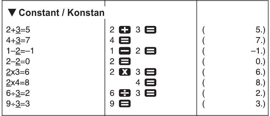 Rekenvoorbeelden - Voorbeeld 2 - Constante