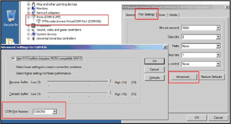 ESC controleren en firmware flashen - Stap 2