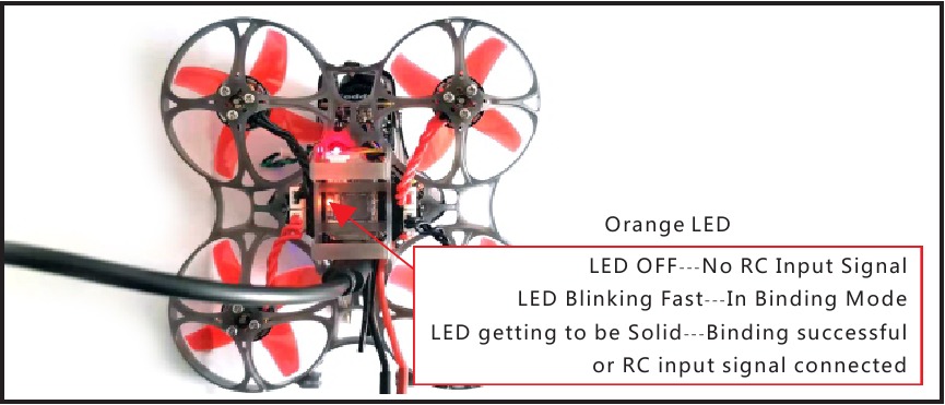 Mobula7 HD brushless whoop Racing Drone DSMX/DSM2-versie
