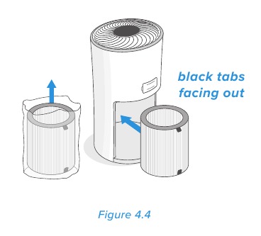 Het filter vervangen - Stap 4