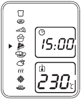 LCD-scherm met grillfunctie