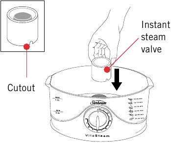 Gids voor Instant Steam Functie