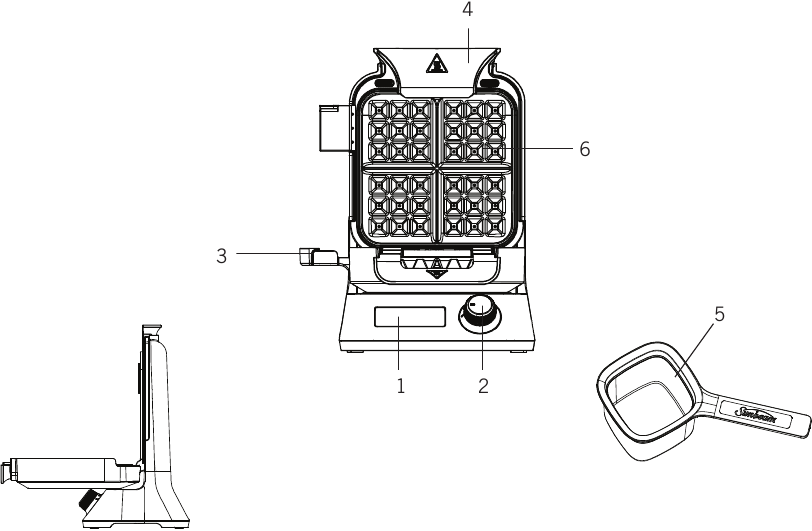 Kenmerken van uw Sunbeam Shade Select Vertical Waffle Maker
