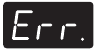 Stabiele 'Err' weergegeven