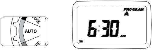 Timer programmeren - Automatische modus instellen