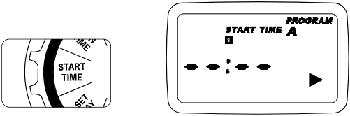 Timer programmeren - Starttijd instellen