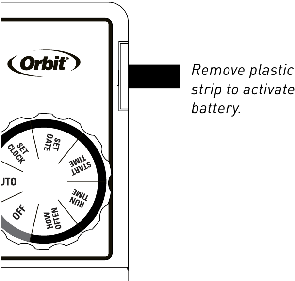 BATTERIJ ACTIVEREN - Stap 1
