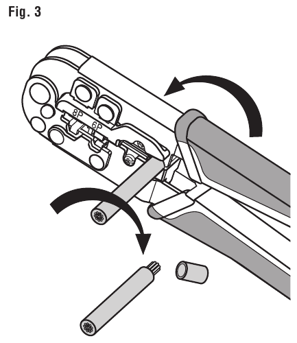 TWISTED PAIR-KABEL STRIPPEN (UTP/STP-TYPE)