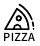 Knop voor het selecteren van pizza