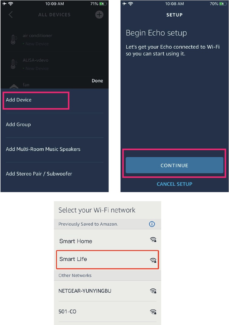 Het Amazon Echo-apparaat configureren