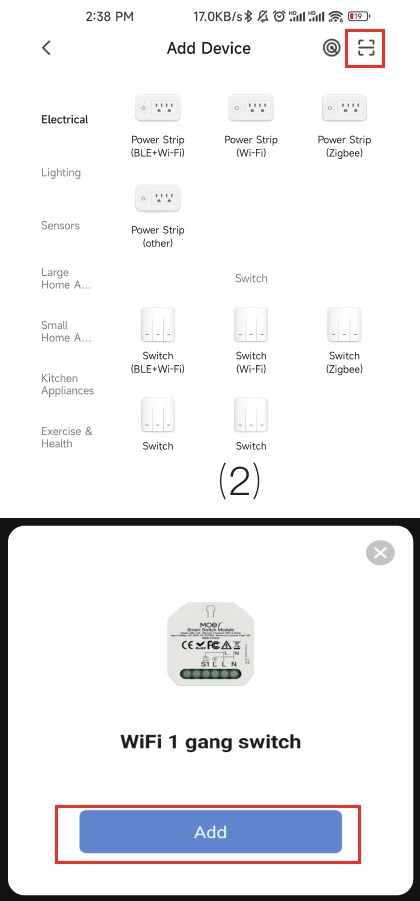 Wi-Fi-link - Methode &eacute;&eacute;n - Stap 2