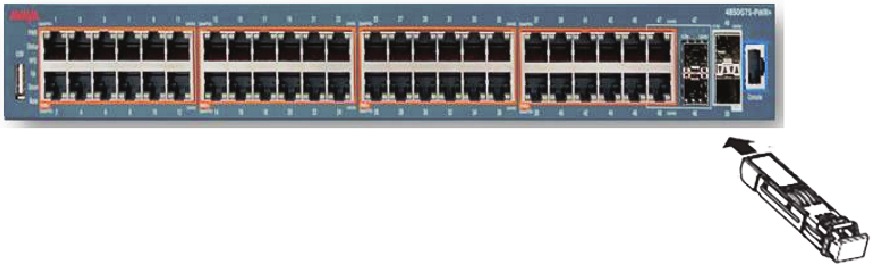 SFP- en SFP+-transceivers installeren