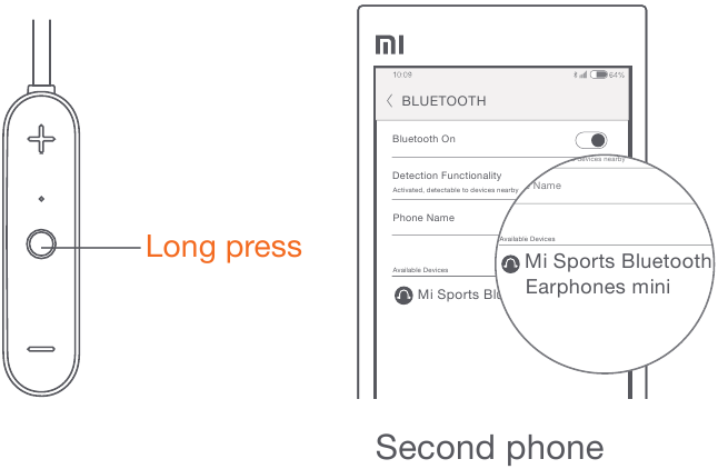 Verbind 2 telefoons - Stap 1