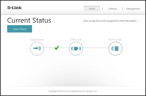 Configureer de DAP-1320 met een webbrowser - Stap 2