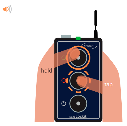 Het TC-audioniveau instellen - Stap 2