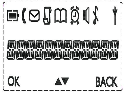 Pictogrammen en symbolen op het display