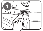 Power-knop