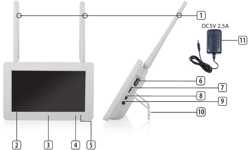 ONDERDELENBESCHRIJVING - Monitor