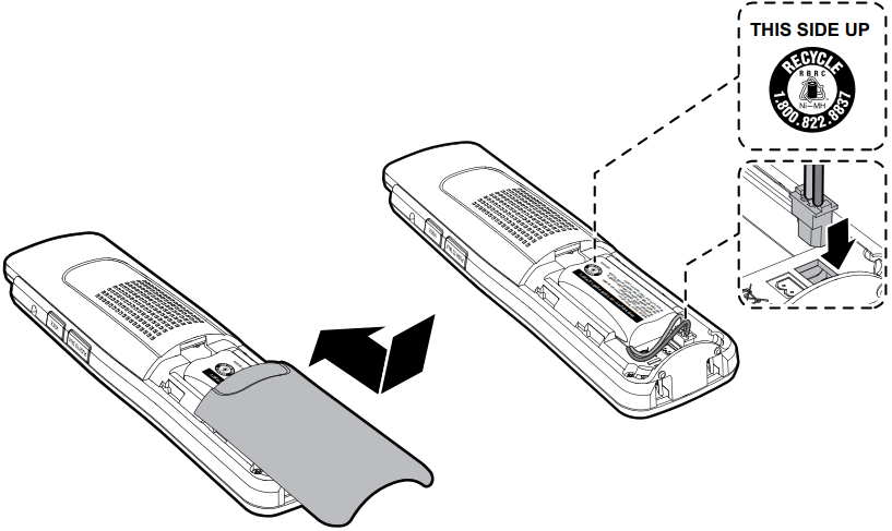 Aansluiten en installeren - Stap 1 - Installeer de batterij