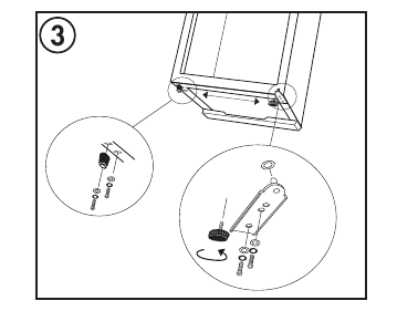 INSTRUCTIES VOOR HET OMDRAAIEN VAN DE DEUR - Stap 3