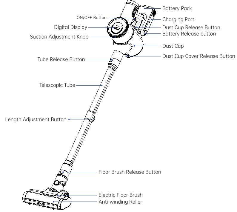 Productdetails BUTURE JR600 steelstofzuiger