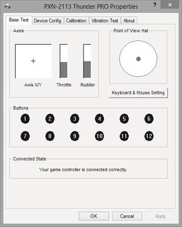 Joystick-test