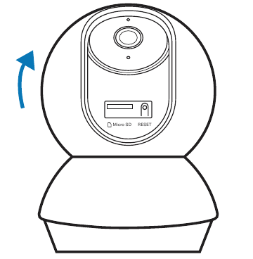 Uw camera resetten - Stap 1