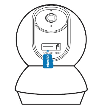 Een microSD-kaart installeren - Stap 2