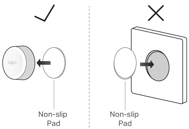 Knop magnetisch bevestigen - Stap 1