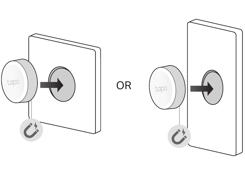 Knop magnetisch bevestigen - Stap 2
