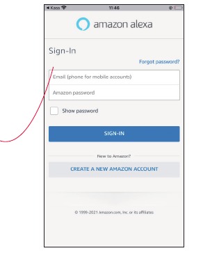 Amazon Alexa instellen - Stap 3