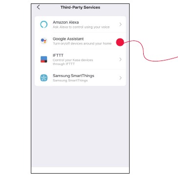 Google Assistant instellen - Stap 1